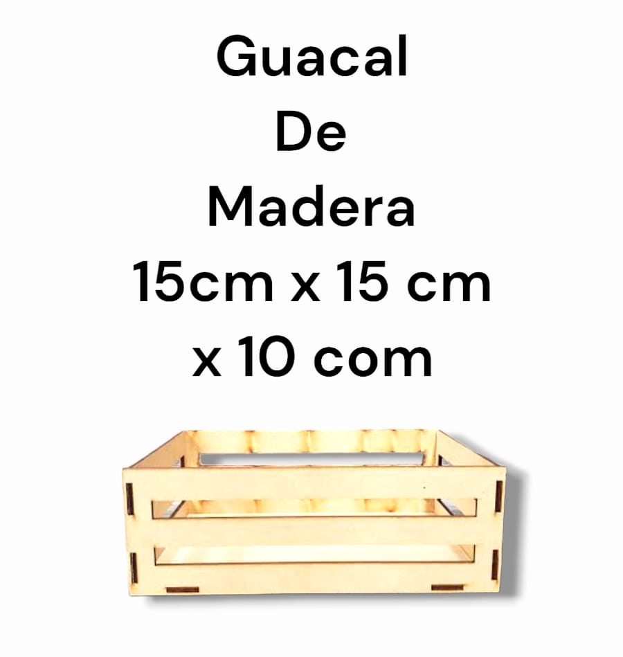 Huacal de madera