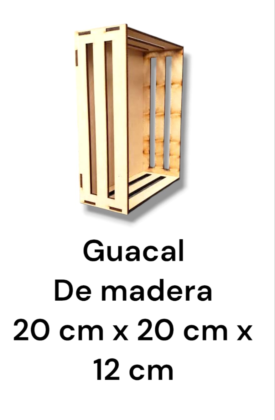Huacal de madera