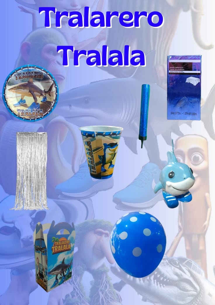 Kit de Fiesta Temática Tralarero Tralala