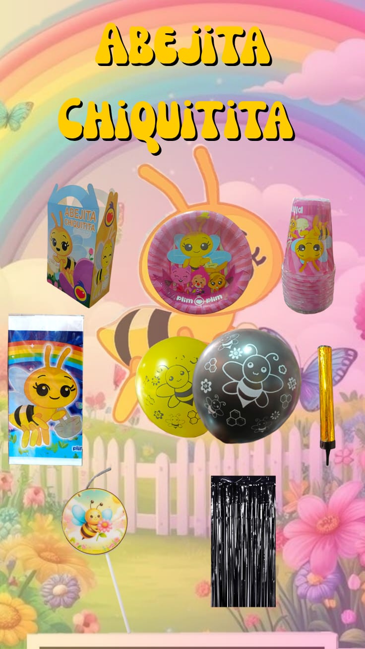 Kit de fiesta Temática de Abejita Chiquitita