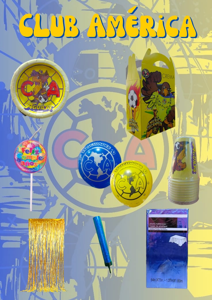 Kit de Fiesta Temática de Club América