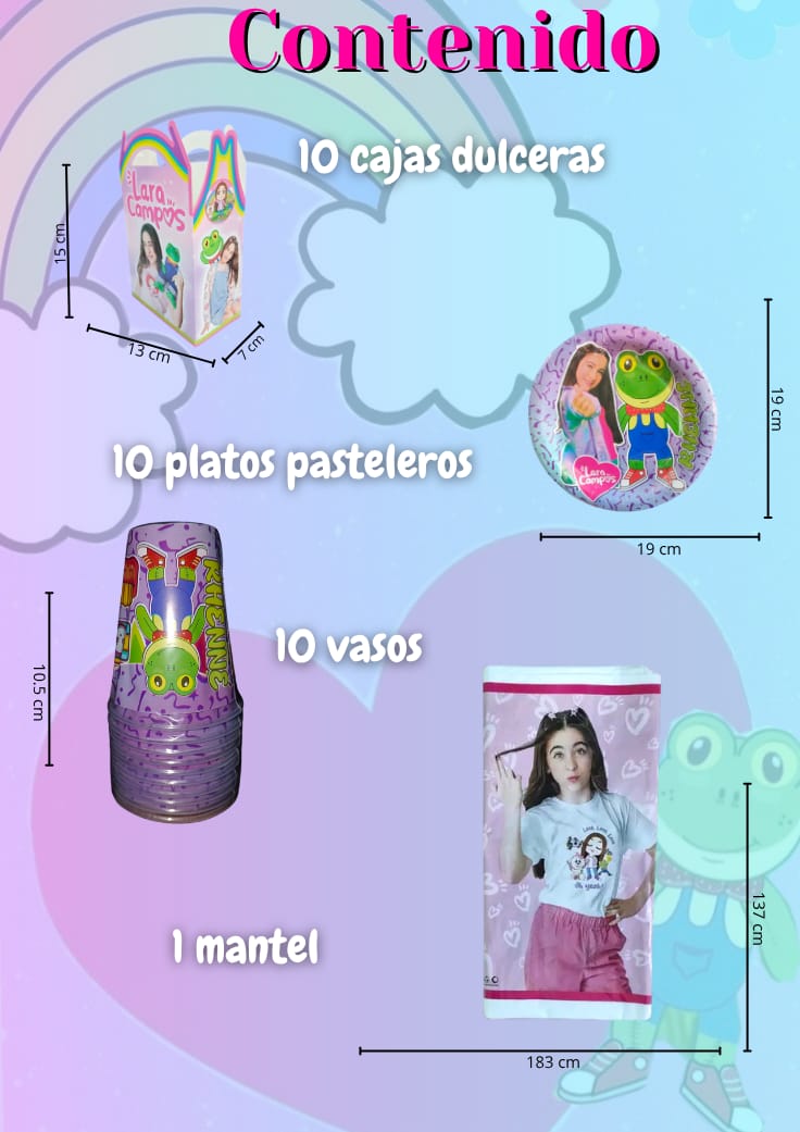 Kit de fiesta temática de Lara Campos