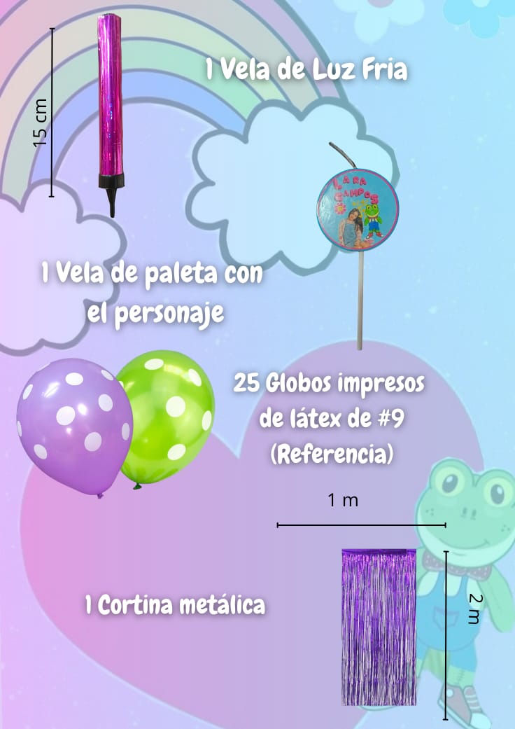 Kit de fiesta temática de Lara Campos