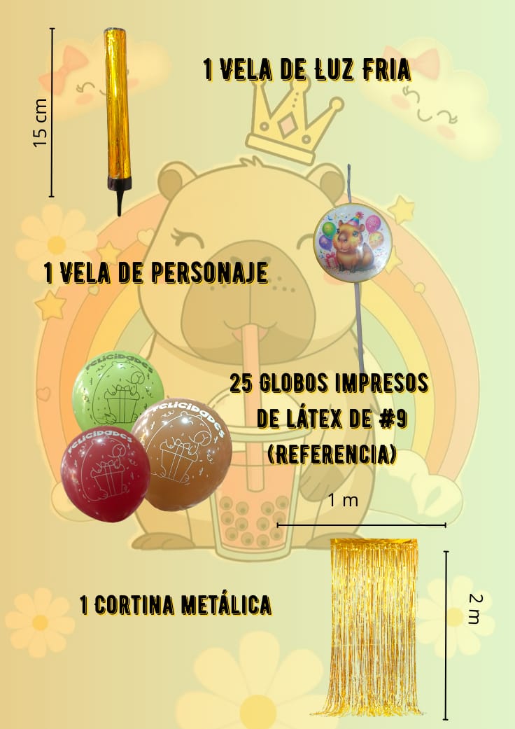 Kit de Fiesta Temática de Capibara